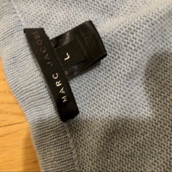 MARC JACOBS 70s style Sweater BABY BLUE - Picture 2 of 2